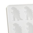 thumbnail image 3 of Fabricante Hielo Cubitos Moño Silicona Dinosaurio para Cócteles Whisky () Blanco, 3 of 9