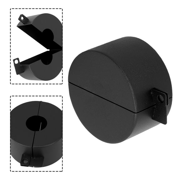 Lock Cover Without Key Door Knob Lock Out Device Stainless Steel Black