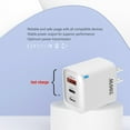 thumbnail image 5 of Tyidzon USB C Charger Block, 65W USB Wall Charger 6-In-1 Us Standard Multi Port Fast USB C Wall Charger Head Compatibled with Multiple Devices, 5 of 7