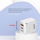 thumbnail image 5 of Cargador USB multi-puerto 1U+2C, blanco, 5 of 7