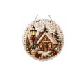thumbnail image 2 of Christmas Diamond Painting Kit Christmas Decorations for Home 10 Inch Round Hanging Wall Decor Diy Craft Kit Gift for Holiday Craft Lovers, 2 of 5