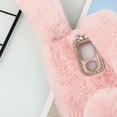 thumbnail image 2 of MasteelfCA Plush Rabbit Phone Case Winter Warm Phone Shell Compatible with Moto E7 Plus, 2 of 7