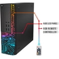 thumbnail image 2 of Restored TechMagnet Gaming PC Desktop,Intel Core i7,Siwa 8,GT 1030 4GB DDR4,16GB RAM,1TB SSD + 4TB HDD,New MTG 24 Inch Curved Monitor,RGB Kit,Windows 11 Pro, 2 of 8