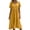 Orange, variant on CIENVNSTG Women's Casual Dresses Solided Color Spring Breathable Beach Dress Lightweight Versatile Cocktail Dresses for Women M