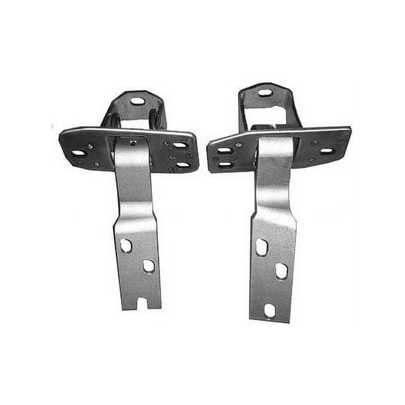 Right Passenger Side Upper and Lower Door Hinge Set - Pair - Compatible with 1947 - 1955 Chevy Truck 1948 1949 1950 1951 1952 1953 1954