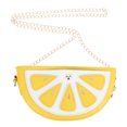 thumbnail image 3 of Bolso bandolera para mujer con cadena dorada y diseño de frutas, ideal como bolso de hombro o para llevar en el día a día., 3 of 7