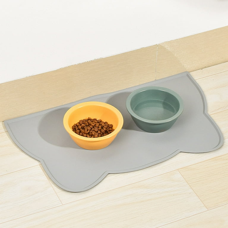 Pet Bowl Mat for Cats and Dogs, Silicone Placemat, Pet Feeder Non-Slip Mat for Waterproof Dogs and Cats Pet Bowl Mat for Cats and Dogs, Silicone Placemat, Pet Feeder Non-Slip Mat for Waterproof Dogs and Cats