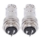 thumbnail image 2 of Conector de enchufe de aviación, 2 uds., conector de enchufe de aviación, carcasa de aleación de Zinc, conectores chapados en plata y cobre(3), 2 of 8
