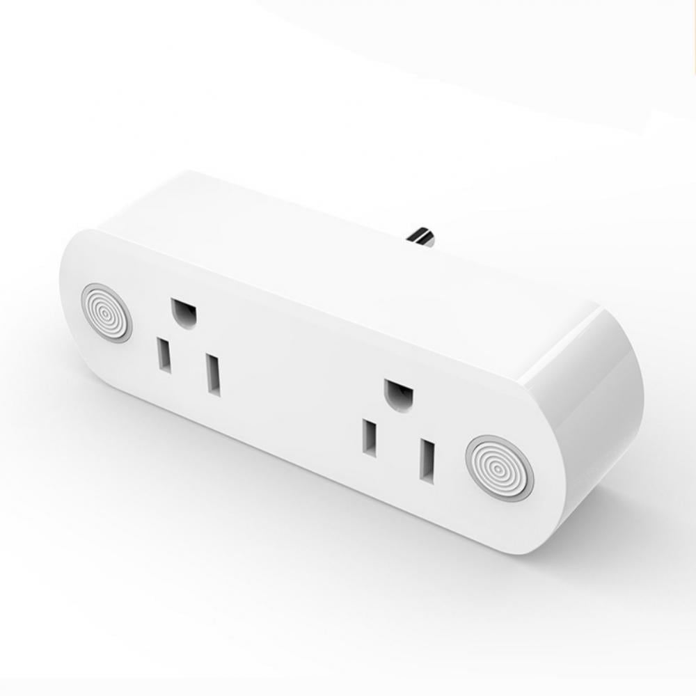 Altatac Smart Plug WiFi Socket No Hub Required Works w/ Alexa & Google Assistant 2pc