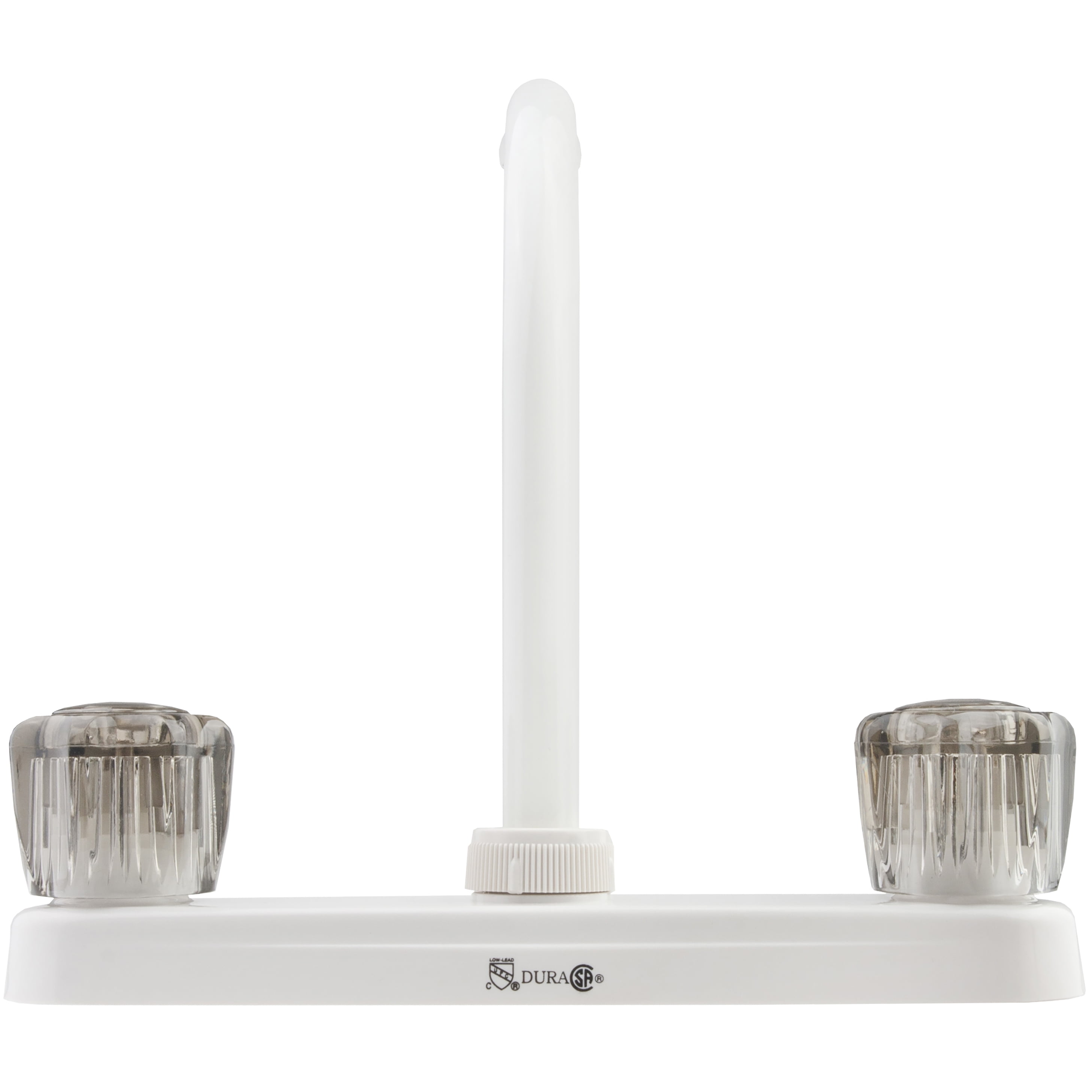 Dura Faucet Hi-Rise Kitchen Faucet for RVs - White