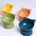 thumbnail image 4 of ACDANC 2Pcs Elevated Cat Bowls,Non-Slip Cat Bowls,Large Capacity Cat Food Container,Green, 4 of 6
