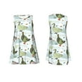 thumbnail image 6 of Defioc Mallard Ducks Wild Birds Pattern Women's Summer Dresses 2025 Beach Casual Sleeveless Tank Loose Sundress Beach Vacation Clothes with Pocket -Medium, 6 of 7
