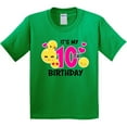 thumbnail image 3 of Inktastic Its My 10th Birthday with Smiling Emoticons Youth T-Shirt, 3 of 5
