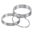 thumbnail image 1 of Unique Bargains 54mm Metal O Rings, 10 Pack 304 Stainless Steel Round Rings for Hardware Bags, 1 of 7