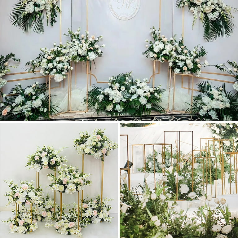 20Pcs Wedding Grass Half Ball Shelf Decorative Flower Arrangement Holder  Props 