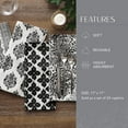 thumbnail image 3 of Elrene Home Fashions Everyday Casual Prints Assorted Cotton Fabric Napkins, Set of 24, 17" x 17", Black 24 Pieces, 3 of 8