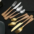 thumbnail image 3 of Nvzi-c 4Pcs Stainless Steel Dinner Knives Knives for Home Restaurant Hotel-B, 3 of 4