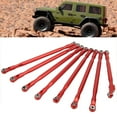 thumbnail image 2 of Zaqw RC Rod Link Linkage Set,RC Rod Link Linkage Set Pull Rod with Sway Bar Aluminum for Axial SCX6 JLU 1/6 RC Car Vehicle,RC Metal Rod Link, 2 of 8
