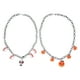 thumbnail image 2 of KAKOWELY collares de Halloween con cadena de hierro y dijes de calavera de calabaza para fiestas de Halloween., 2 of 4