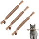 thumbnail image 1 of 3 piezas de ratán natural, palo para masticar hierba gatera, juguete para gatos, mordedor para gatito, juguete para limpiar los dientes JM, 1 of 5