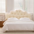 thumbnail image 4 of QISIWOLE Beige Dorm Twin Headboard Wedge Pillow, 39in Handmade Support Backrest Large Bolster Cushion with Two Large Side Pockets and Removable Cover, 4 of 7
