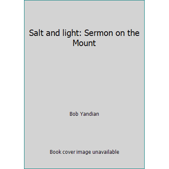 Pre-Owned Salt and light: Sermon on the Mount (Paperback) 0892744200 9780892744206