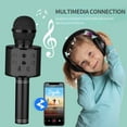 thumbnail image 3 of Wireless Microphone, Wireless Bluetooth Mic System, Dynamic Handheld Cordless Mic with VHF Receiver for Karaoke Singing Church Speech Weddings Stage Conference, 3 of 8