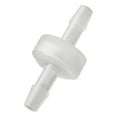 thumbnail image 4 of 1Pcs Plastic One-Way Non-Return Fluids Check Valve for Fuel Gas Liquid Home Improvement Parts Diameter 3-12mm White Check Valve 4mm, 4 of 8