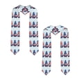 thumbnail image 2 of Haiem Cute Gnomes in USA1 Pattern Graduation Stole 2024 | Premium Satin Sash for Graduation Ceremony, 2 of 7