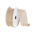 thumbnail image 1 of Vickerman 6" Rouge-Vert-Beige Armure d'Écran Ruban de Noël, 1 of 1