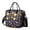 Black-219, variant on Galaxy and Cosmos Insulated Lunch Box – Leakproof Dual Compartment Cooler Tote with Space Patterns for Work, Picnic, or Travel