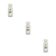 thumbnail image 2 of Sonducket 100 piezas Tapón de plástico Ropa Cordón Cordón Bloqueo Individual Doble Agujero Frijol Elástico Toggle Bag Blanco 2.40.85 Type1 NO1, 2 of 6