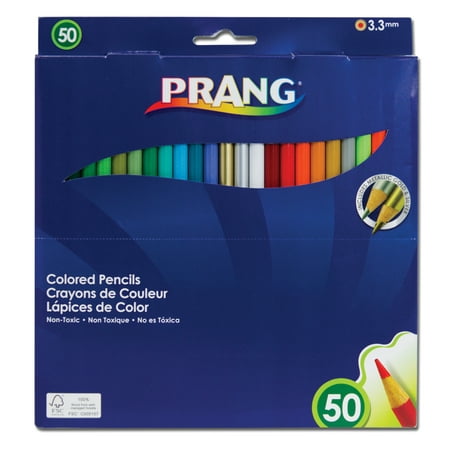Prang Colored Pencil Set, 50-Colors