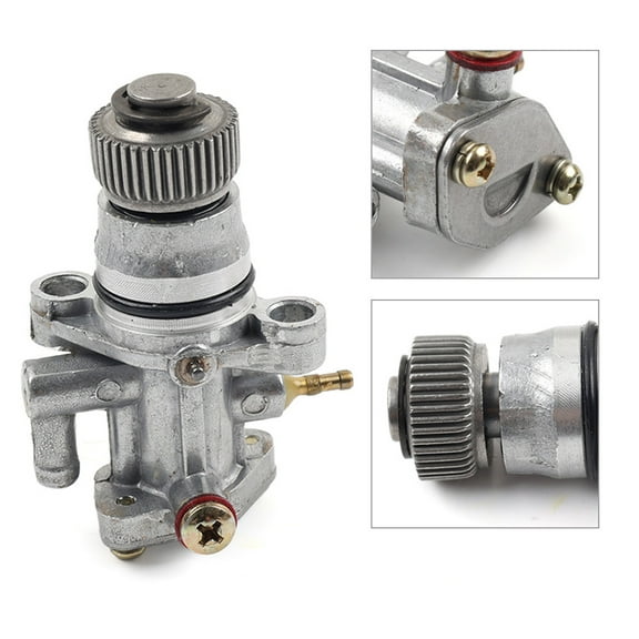 NS 3AA-13100-02-00 Oil Pump 50cc 2 Stroke Motor 5DA-E3100-01-00 Metal Silver for Minarelli JOG Zuma Chinese European Scooters