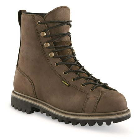 

Guide Gear Men s 2.0 Lace to Toe 8 Waterproof Insulated Hunting Boots 400 Gram Brown 8D (Medium)