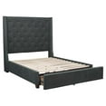 thumbnail image 6 of Pemberly Row Fabric California King Bed with Storage Drawers in Gray, 6 of 11