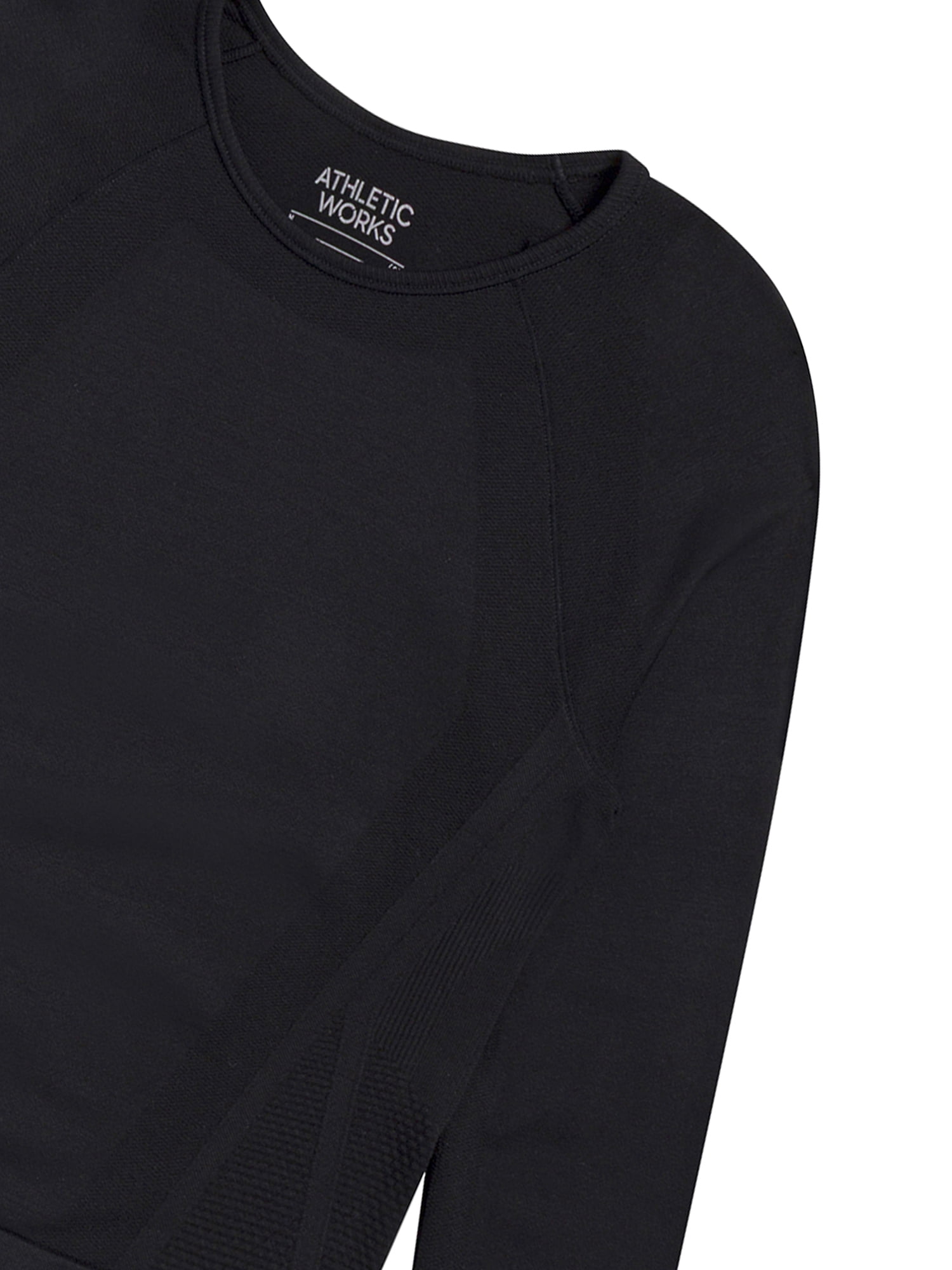 Athletic Works Girl's Active Long Sleeve Seamless Tee, Sizes 4-18