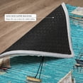 thumbnail image 6 of Addison Rugs Dream Shag Premium Machine Washable Transitional Sailboat Teal Rectangle Rug, 5' x 7'6", 6 of 8