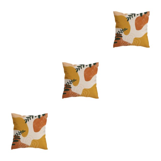 Transemion Throw Pillows Cover Soft And Durable For Home Decoration Easy To Clean Polyester Cushion Cover Pillow Cover Fit W0134-8 3Set