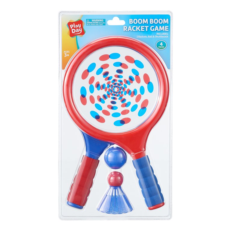 Play Day 2-in-1 Paddle Ball Play Sports Equipment Set, 6 Pieces