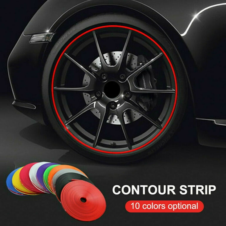 26FT Reflective Wheel Stripe Rim Tape Decoration Trim Pinstripe