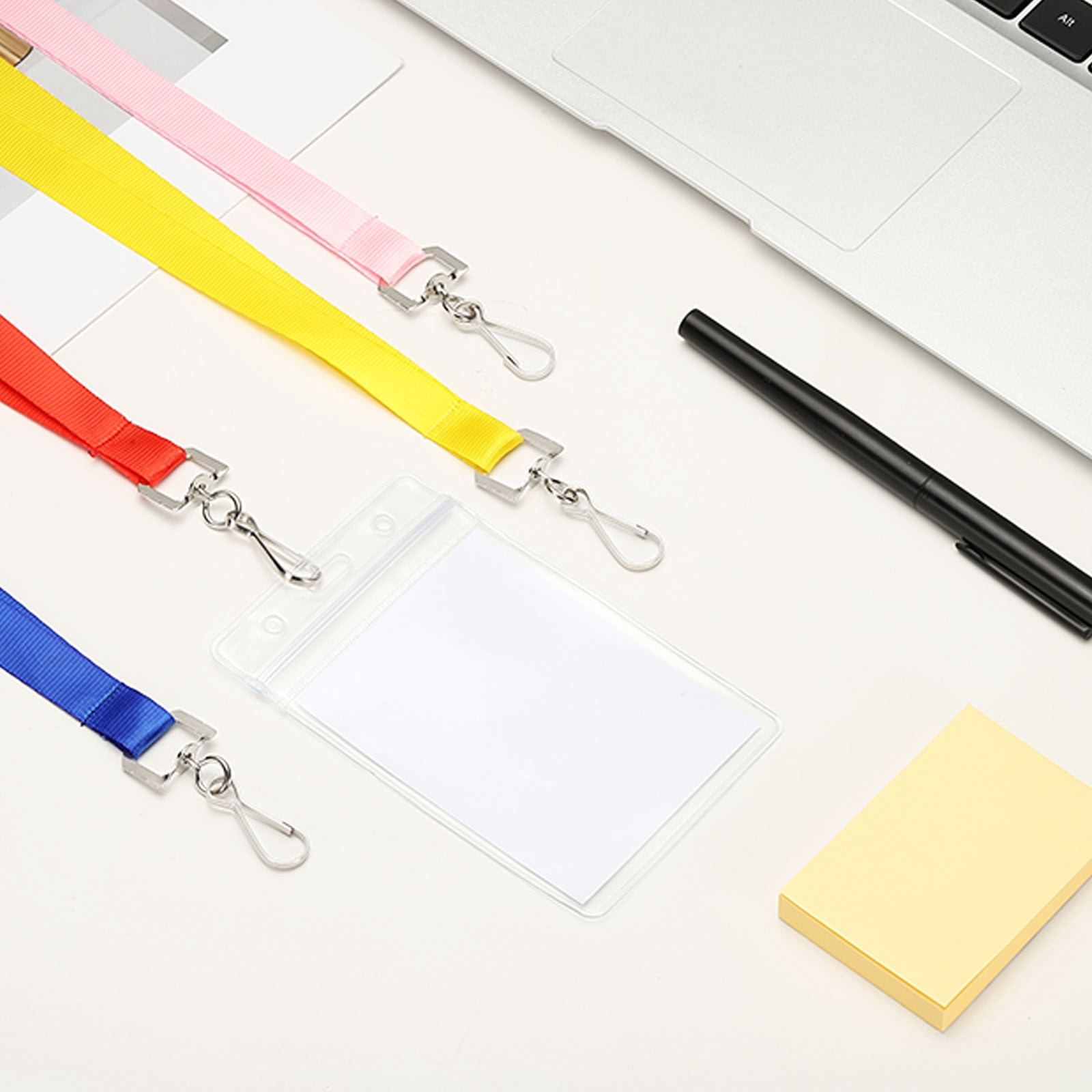 Uxcell 24Pack Colored Lanyards for ID Badges, Breakaway Lanyards for Keys, Sky Blue