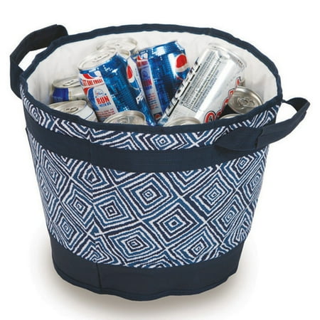 Picnic Plus Austin 18 Can Ice Bucket - Blue Diamond