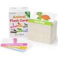 thumbnail image 1 of Tarjetas didácticas de animales para niños pequeños y niños - Tarjetas didácticas Abc de animales - Alfabeto de animales - 101 tarjetas didácticas para niños pequeños - Tarjeta didáctica preescolar pa, 1 of 5