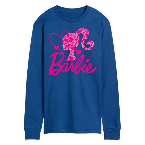 Barbie - Logo Hearts  - Men's Long Sleeve T-Shirt