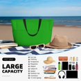 thumbnail image 5 of Kdxio Green for Beach Bag for Women Large Beach Tote Bag Waterproof Sandproof Swim Bag with Zipper Pockets Beach Vacation Travel, 5 of 7