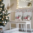 thumbnail image 3 of Christmas Truck Snowman Chair Covers Set of 6 Xmas Ball Snowflakes Animal Gray Chair Back Covers Stretch Removable Washable Slipcovers Protector for Dining Room Kitchen Party Decor, 3 of 5