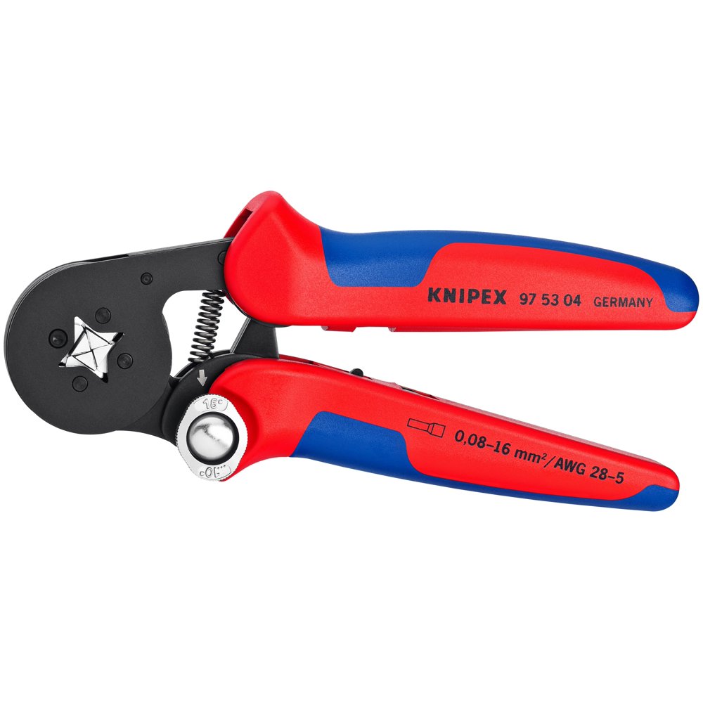 KNIPEX Tools 97 53 04 SelfAdjusting Crimping Pliers for End Sleeves