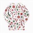 thumbnail image 6 of TOWED22 Girls Boys Christmas Pajamas Set Sleepwear Graphic Pjs Toddler Xmas Funny Graphic Long Sleeve Jammies Kids Holiday Sleepwear,8-9 Y, 6 of 9