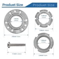 thumbnail image 3 of Rollbacks & More 2X W10324651 Washer Basket Drive Hub Kit -W10291416, W10291417, PS2581262 - for Quiet, Leak-Free Performance, 3 of 7